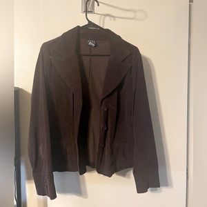 JKLA California brown corduroy stretch blazer size XL